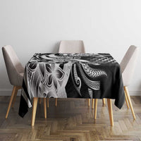 Aloha Black Tribal Honu Tattoo Tablecloth LT9 - Polynesian Pride