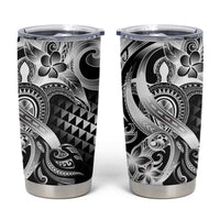 Aloha Black Tribal Honu Tattoo Tumbler Cup LT9 Black - Polynesian Pride