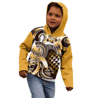 Aloha Gold Tribal Honu Tattoo Kid Hoodie