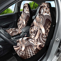 Aloha Mocha Mousse Tribal Honu Tattoo Car Seat Cover