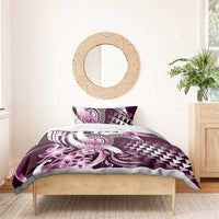 Aloha Pink Tribal Honu Tattoo Bedding Set