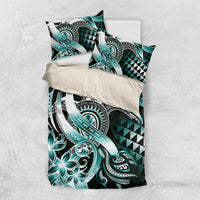 Aloha Turquoise Tribal Honu Tattoo Bedding Set