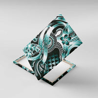 Aloha Turquoise Tribal Honu Tattoo Canvas Wall Art