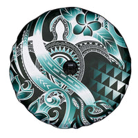 Aloha Turquoise Tribal Honu Tattoo Spare Tire Cover