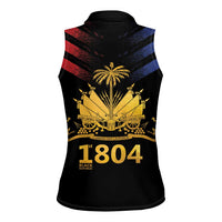 Haiti Independence Day Women Sleeveless Polo Shirt The First Black Republic Since 1804 LT9 - Polynesian Pride