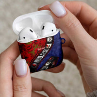 Personalised ANZAC Spirit 1915-2026 Filmstrip Tribute AirPods Case Lest We Forget 25 April LT9 - Polynesian Pride