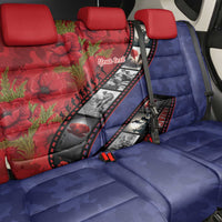 Personalised ANZAC Spirit 1915-2026 Filmstrip Tribute Back Car Seat Cover Lest We Forget 25 April LT9 - Polynesian Pride
