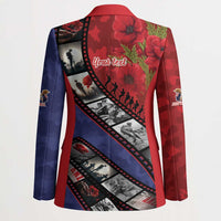 Personalised ANZAC Spirit 1915-2026 Filmstrip Tribute Blazer Lest We Forget 25 April LT9 - Polynesian Pride