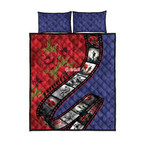 Personalised ANZAC Spirit 1915-2026 Filmstrip Tribute Quilt Bed Set Lest We Forget 25 April LT9 - Polynesian Pride