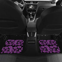Personalised Remembering ANZAC Lest We Forget Car Mats Vintage Film Frame Memorial Purple Poppy