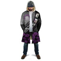 Personalised Remembering ANZAC Lest We Forget Cloak Vintage Film Frame Memorial Purple Poppy