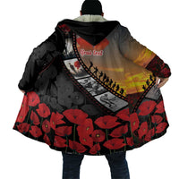 Personalised Remembering ANZAC Lest We Forget Cloak Vintage Film Frame Memorial Red Poppy
