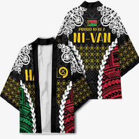 Halo Vanuatu Pride Kimono Vanuatuan Sand Drawing Pattern - Polynesian Pride