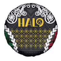 Halo Vanuatu Pride Spare Tire Cover Vanuatuan Sand Drawing Pattern