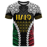 Halo Vanuatu Pride T Shirt Vanuatuan Sand Drawing Pattern