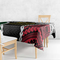 Halo Vanuatu Pride Tablecloth Vanuatuan Sand Drawing Pattern