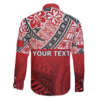 Malo e lelei Tonga Family Matching Long Sleeve Bodycon Dress and Hawaiian Shirt Ngatu Tokelau Feletoa Fata Traditional Polynesian Pattern LT9 - Polynesian Pride