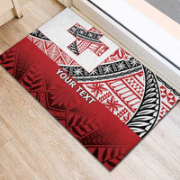 Malo e lelei Tonga Rubber Doormat Ngatu Tokelau Feletoa Fata Traditional Polynesian Pattern