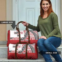 Malo e lelei Tonga Travel Bag Ngatu Tokelau Feletoa Fata Traditional Polynesian Pattern - Polynesian Pride