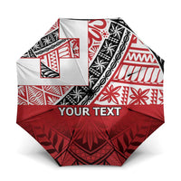 Malo e lelei Tonga Umbrella Ngatu Tokelau Feletoa Fata Traditional Polynesian Pattern - Polynesian Pride