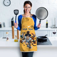 Custom Rugby Southern Hemisphere Apron Argentina AUNZ South Africa Mascot Gold - Polynesian Pride