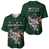 Custom Rugby Southern Hemisphere Baseball Jersey Argentina AUNZ South Africa Mascot Green LT9 - Polynesian Pride