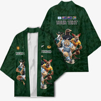 Custom Rugby Southern Hemisphere Kimono Argentina AUNZ South Africa Mascot Green - Polynesian Pride