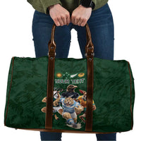 Custom Rugby Southern Hemisphere Travel Bag Argentina AUNZ South Africa Mascot Green - Polynesian Pride