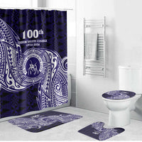 Tonga Queen Salote College 100th Years Bathroom Set Est 1926 Tongan Ngatu Tapa - Polynesian Pride