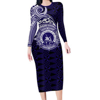Tonga Queen Salote College 100th Years Family Matching Long Sleeve Bodycon Dress and Hawaiian Shirt Est 1926 Tongan Ngatu Tapa - Polynesian Pride