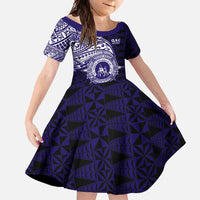 Tonga Queen Salote College 100th Years Family Matching Tank Maxi Dress and Hawaiian Shirt Est 1926 Tongan Ngatu Tapa - Polynesian Pride