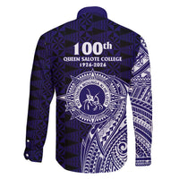 Tonga Queen Salote College 100th Years Family Matching Tank Maxi Dress and Hawaiian Shirt Est 1926 Tongan Ngatu Tapa - Polynesian Pride