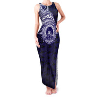 Tonga Queen Salote College 100th Years Family Matching Tank Maxi Dress and Hawaiian Shirt Est 1926 Tongan Ngatu Tapa - Polynesian Pride