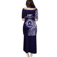 Tonga Queen Salote College 100th Years Puletasi Est 1926 Tongan Ngatu Tapa - Polynesian Pride