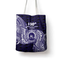 Tonga Queen Salote College 100th Years Tote Bag Est 1926 Tongan Ngatu Tapa - Polynesian Pride