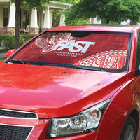 Samoa FAST Auto Sun Shade Samoan Motif Patterns - Polynesian Pride