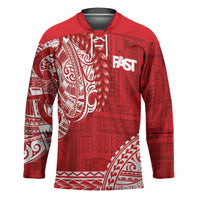 Samoa FAST Hockey Jersey Samoan Motif Patterns - Polynesian Pride
