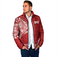 Samoa FAST Padded Jacket Samoan Motif Patterns - Polynesian Pride
