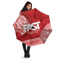Samoa FAST Umbrella Samoan Motif Patterns - Polynesian Pride