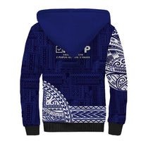 Samoa HRPP Sherpa Hoodie Samoan Motif Patterns - Polynesian Pride