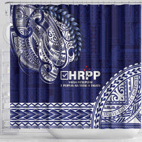 Samoa HRPP Shower Curtain Samoan Motif Patterns LT9 - Polynesian Pride