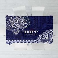Samoa HRPP Tablecloth Samoan Motif Patterns LT9 Blue - Polynesian Pride