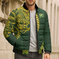 Samoa SUP Bomber Puffer Jacket Samoan Motif Patterns - Polynesian Pride