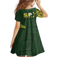 Samoa SUP Family Matching Mermaid Dress and Hawaiian Shirt Samoan Motif Patterns - Polynesian Pride