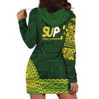 Samoa SUP Hoodie Dress Samoan Motif Patterns - Polynesian Pride