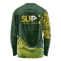Samoa SUP Long Sleeve Shirt Samoan Motif Patterns LT9 - Polynesian Pride