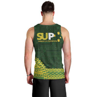 Samoa SUP Men Tank Top Samoan Motif Patterns - Polynesian Pride