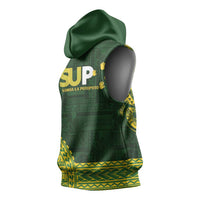 Samoa SUP Sleeveless Hoodie Samoan Motif Patterns - Polynesian Pride