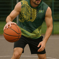 Samoa SUP Sleeveless Hoodie Samoan Motif Patterns - Polynesian Pride