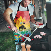 Personalised Torba PNG Day Apron Oro Tapa Pattern - Polynesian Pride